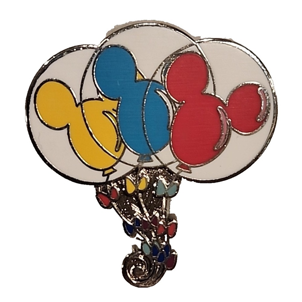 Disney Pin Disneyland Balloons Flair Icons 2018‎ DLR Silver Colored Metal 144107